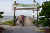 Shane and Herman in front of Pier